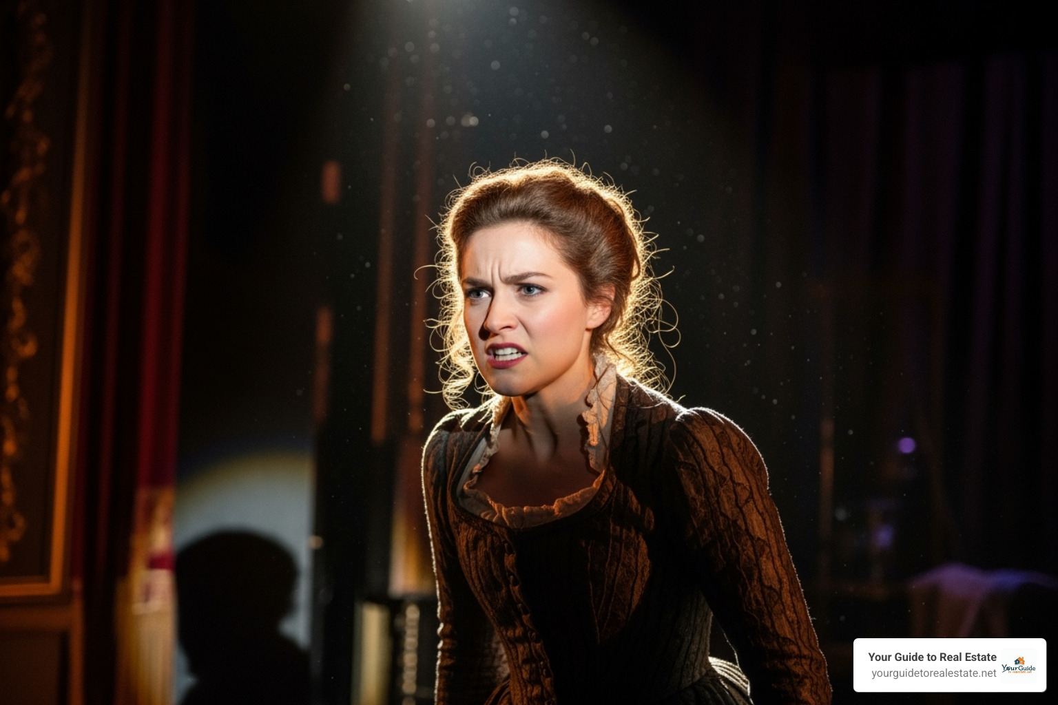 A young Jean Smart on stage in a theater production - jean smart