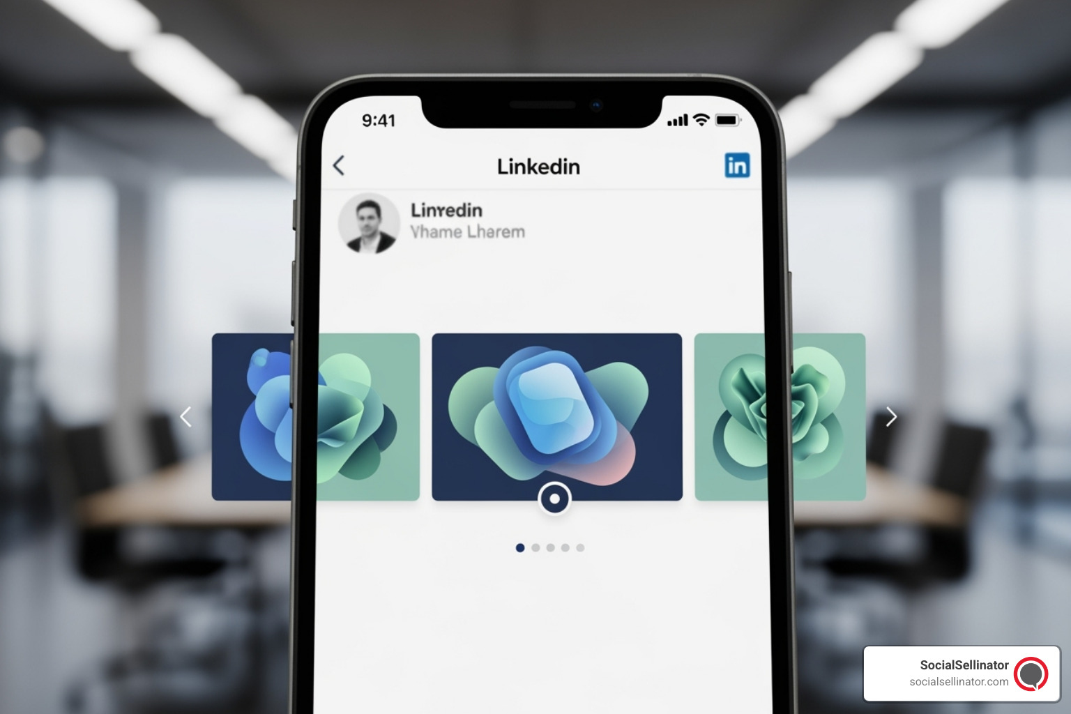 Illustrative LinkedIn content carousel showing step-by-step tips for brand building Illustrative LinkedIn content carousel showing step-by-step tips for brand building
