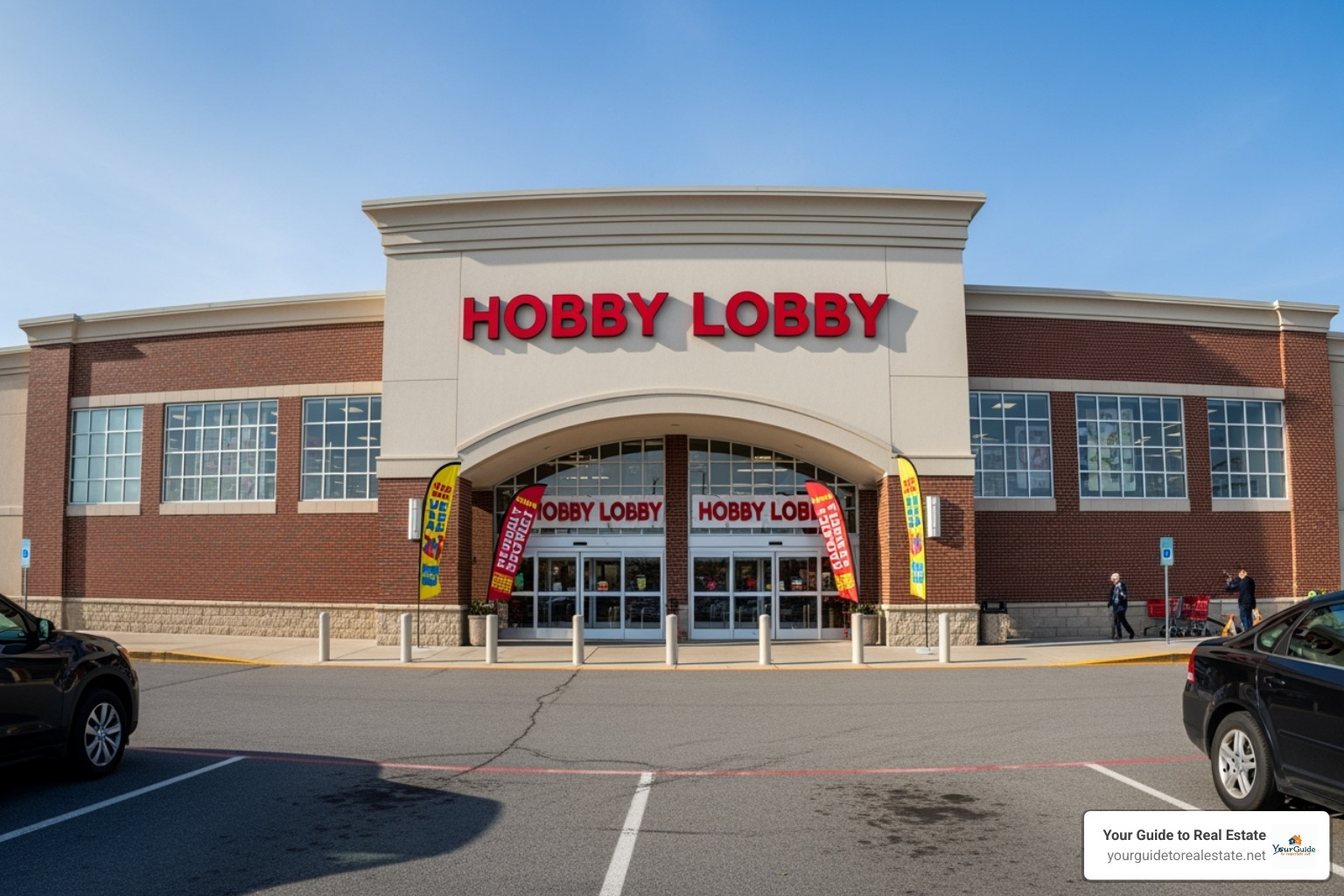 Exterior of a Hobby Lobby store with its distinctive sign and entrance - hobby lobby near me Exterior of a Hobby Lobby store with its distinctive sign and entrance - hobby lobby near me