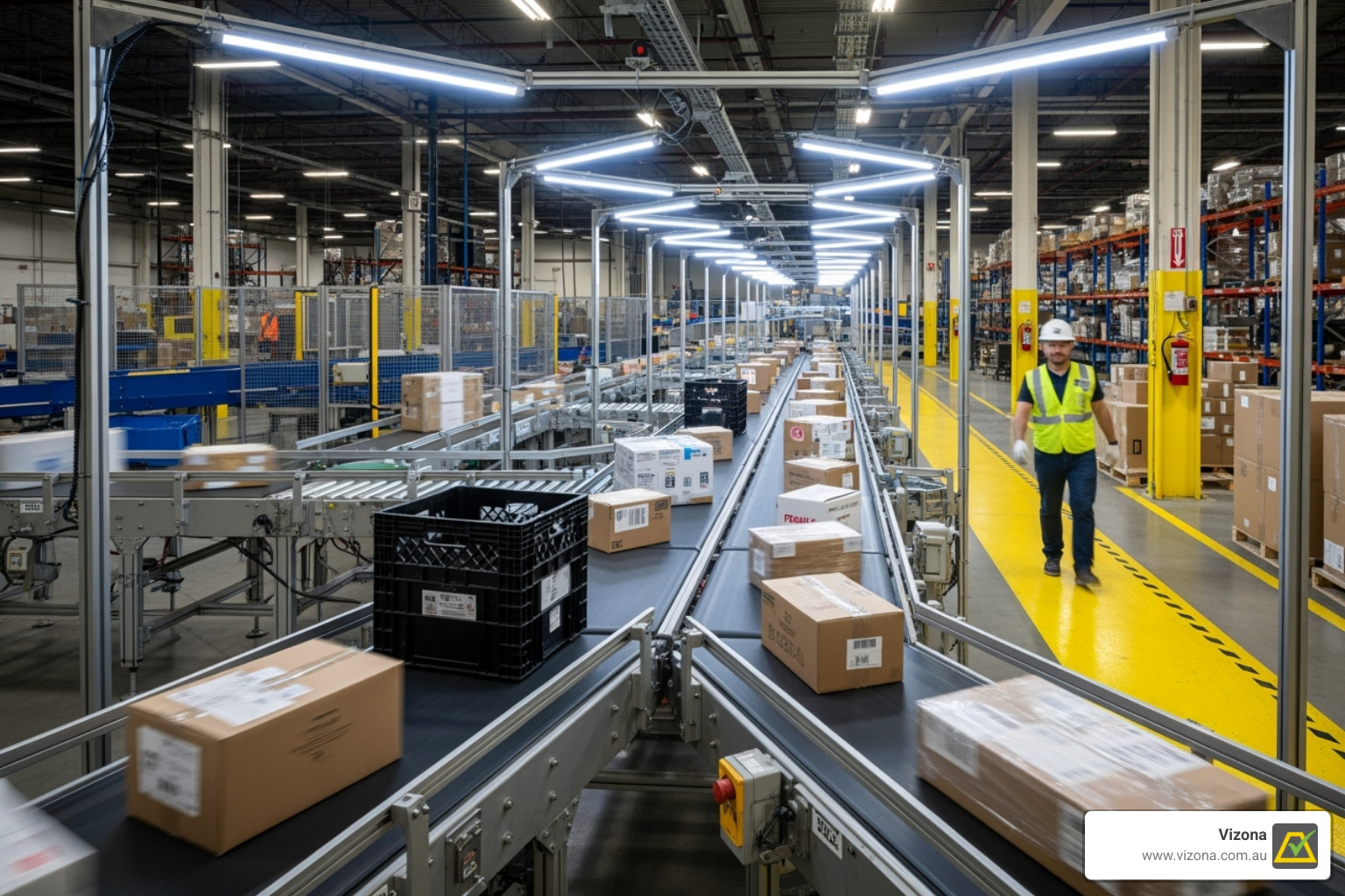 well-lit conveyor walkway - Orient Conveyor Light