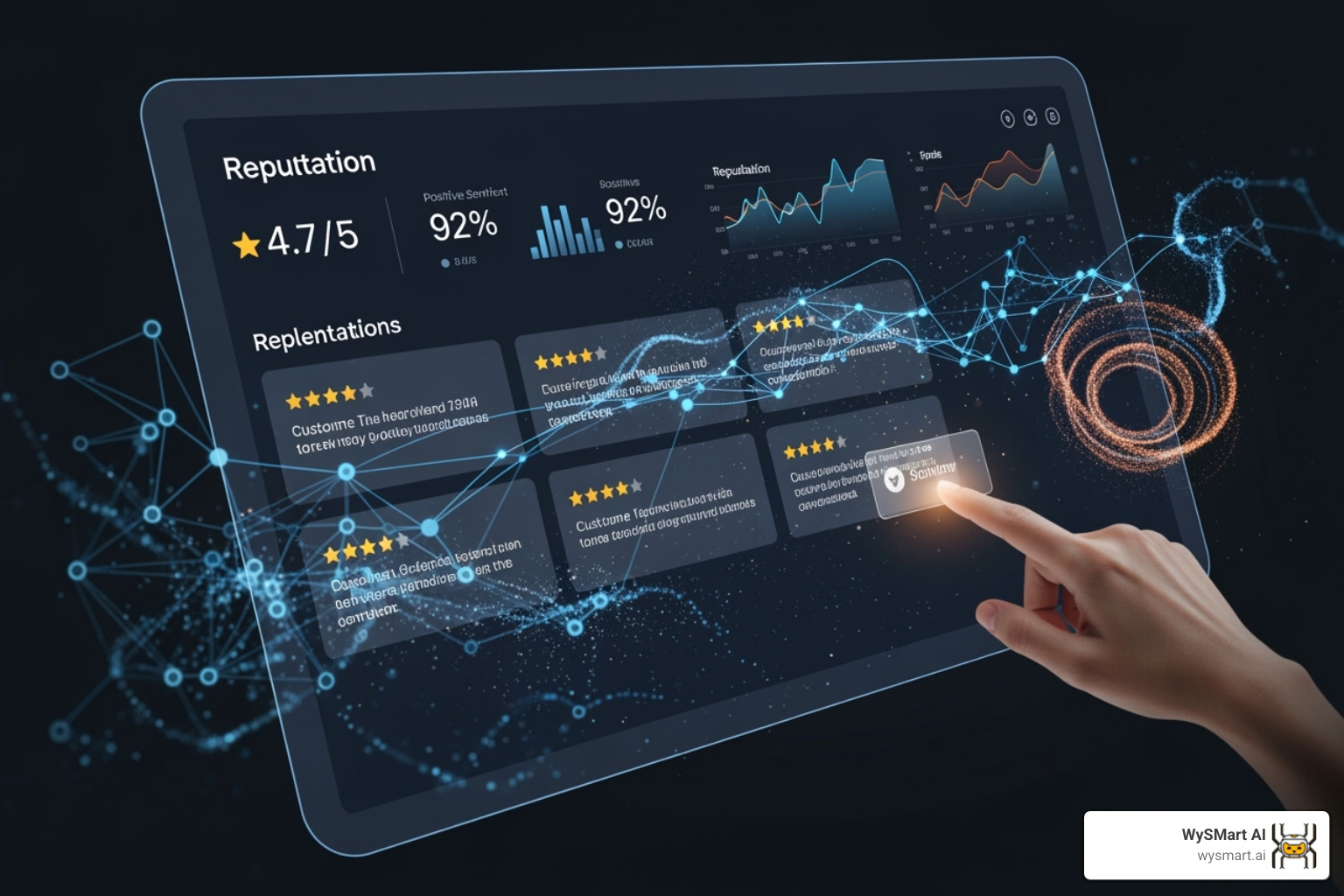Customer review dashboard - Marketing for dental clinics Customer review dashboard - Marketing for dental clinics