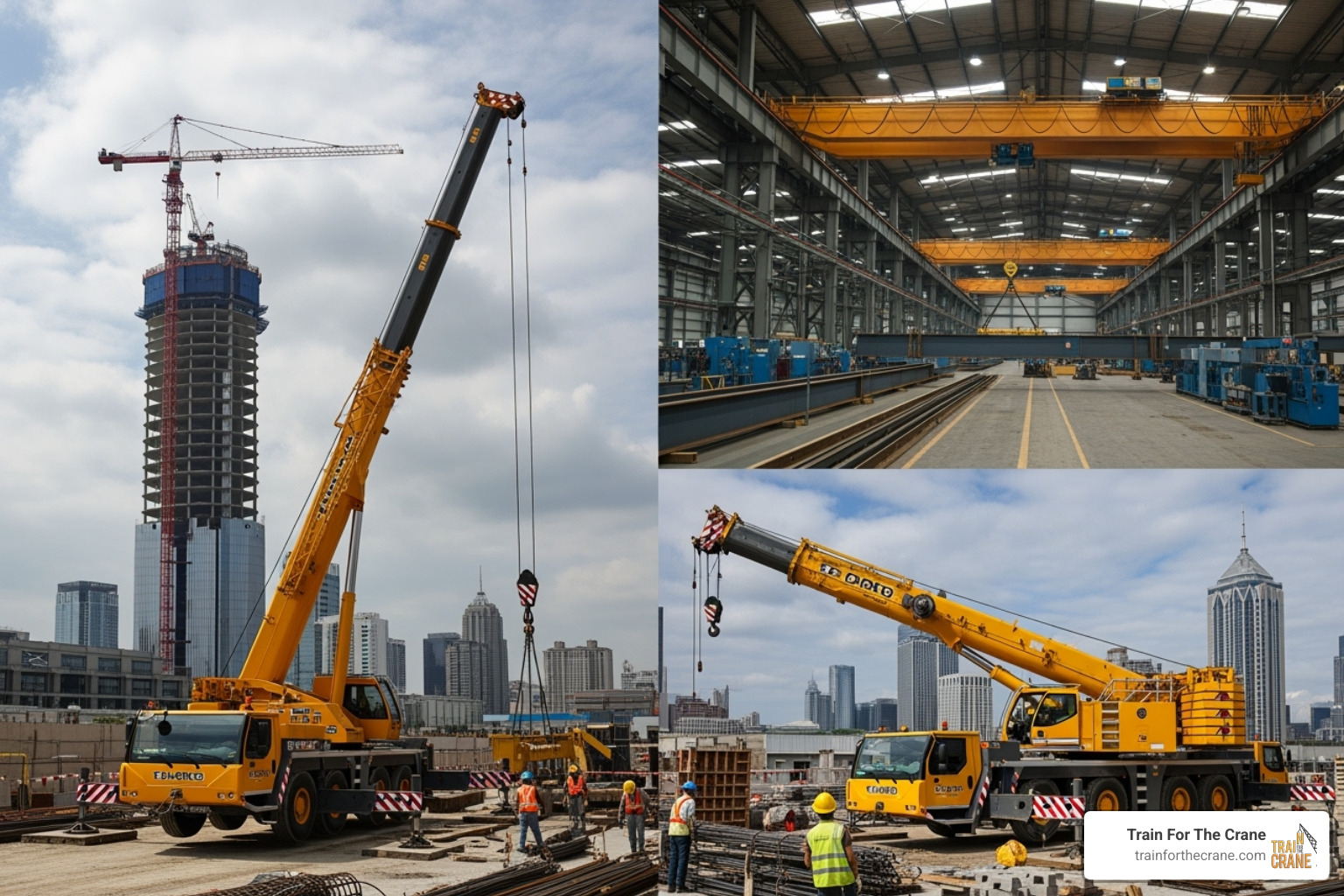 different types of cranes (mobile, overhead, tower) - crane training danville indiana