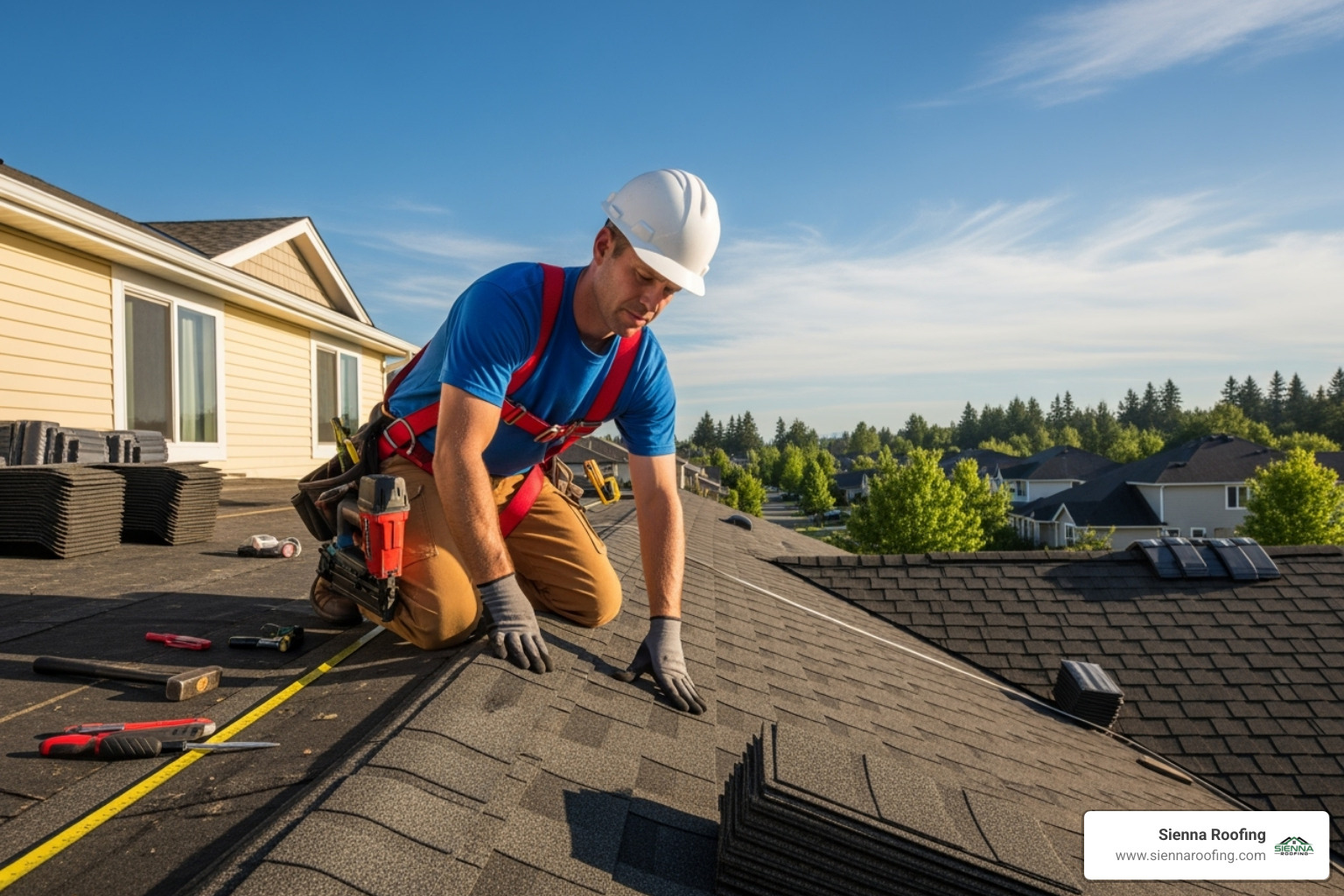 GAF Master Elite certified contractor logo - roof installation Pearland TX