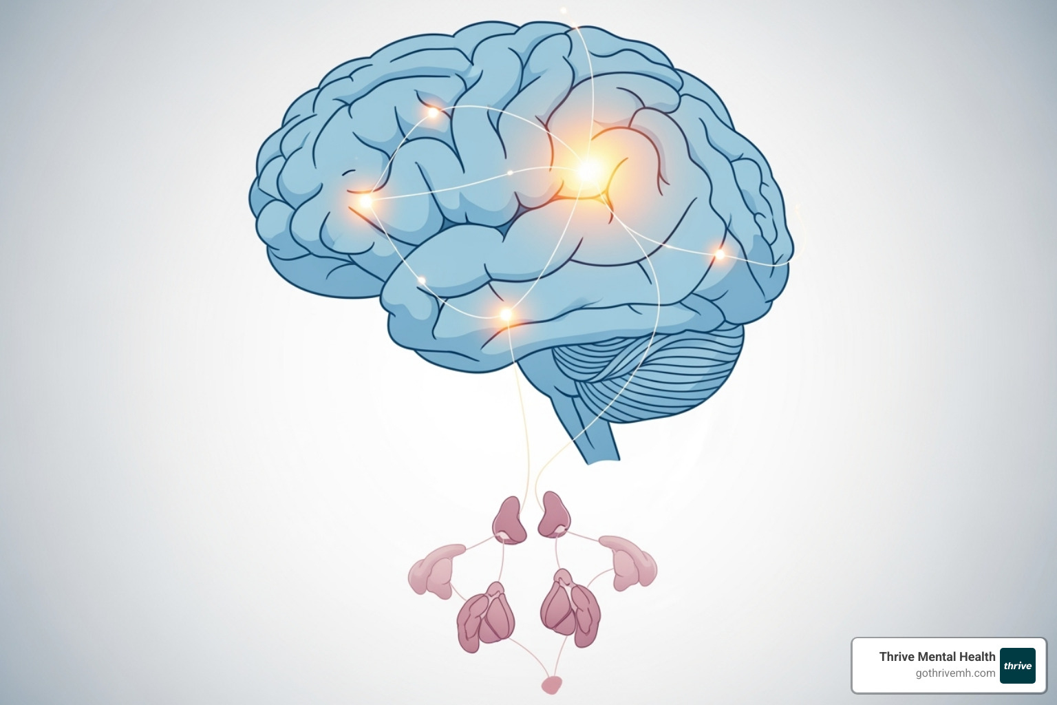 An illustration of the HPA axis and its effect on brain regions like the hippocampus and prefrontal cortex. - can trauma cause schizophrenia