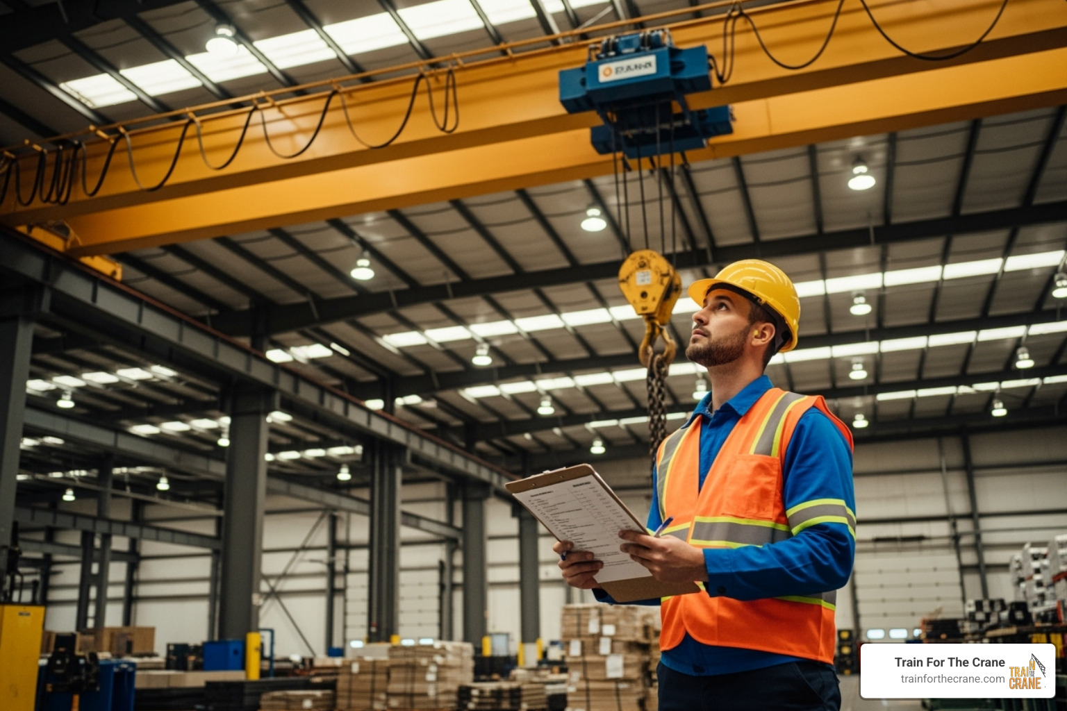 Pre-operational inspection checklist for an EOT crane - eot crane training