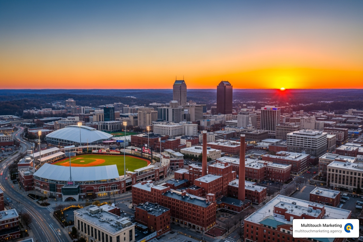 Durham, North Carolina skyline - PPC management Durham