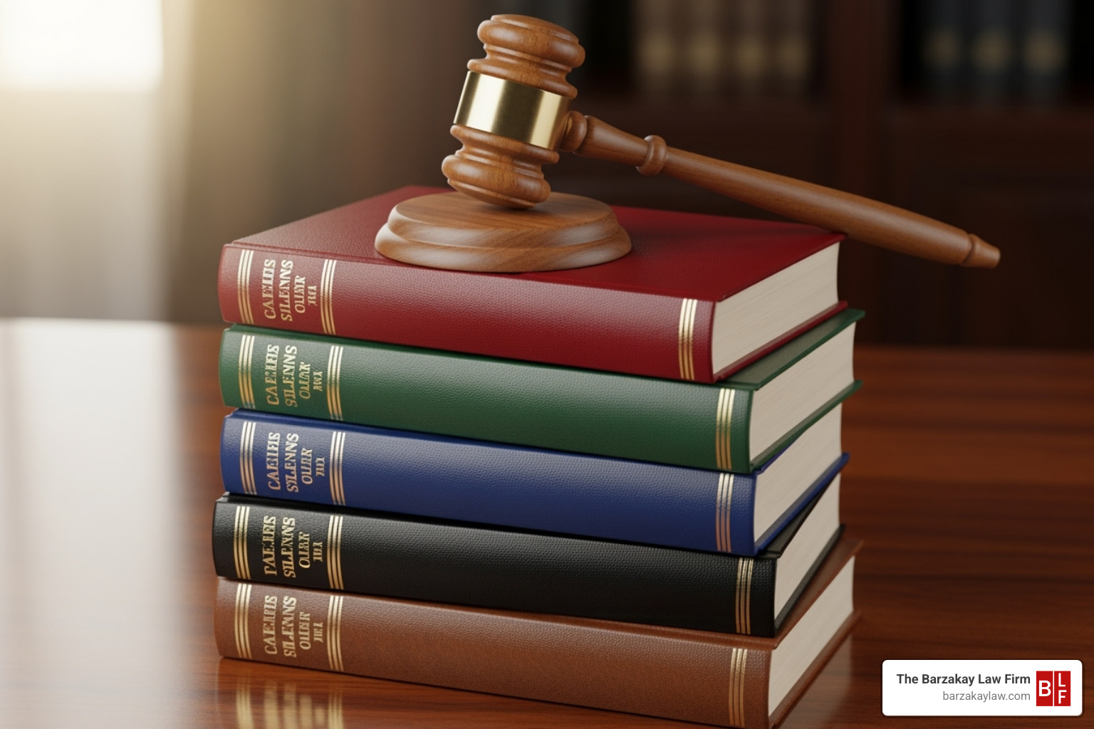 A gavel resting on a stack of law books, symbolizing the legal process and justice - Attorney for medical claims