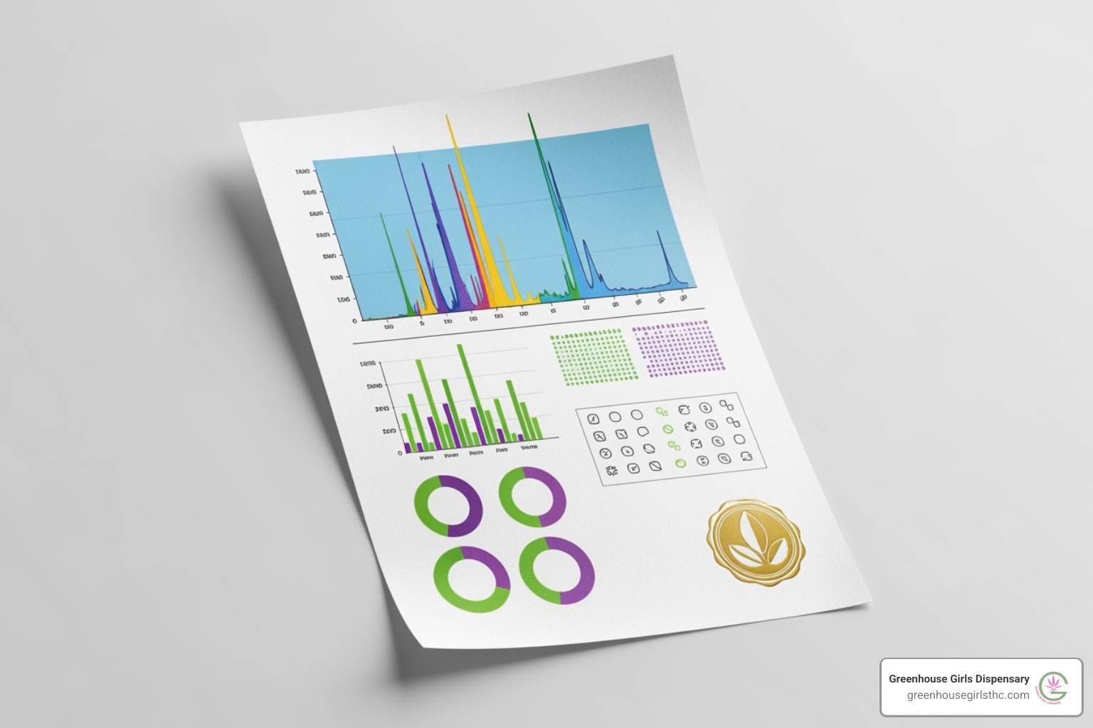 Sample Certificate of Analysis (COA) for a THCa product - Hemp THCa flower