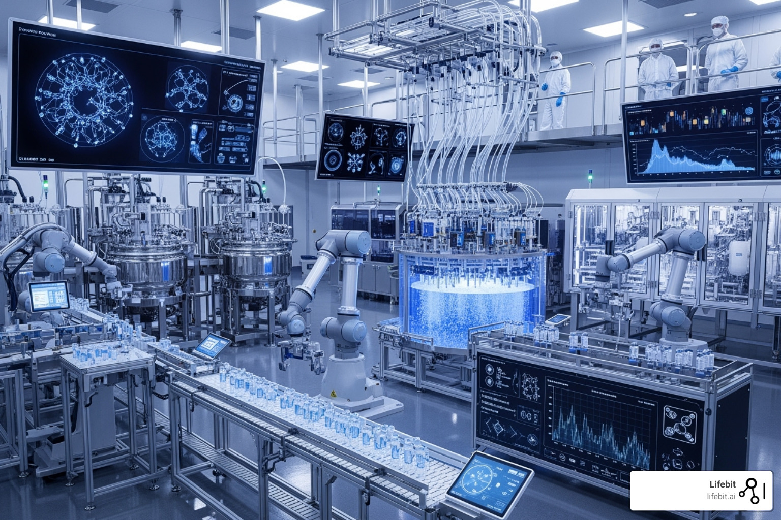Smart factory or digital twin in a biopharma context - Biopharma data analytics