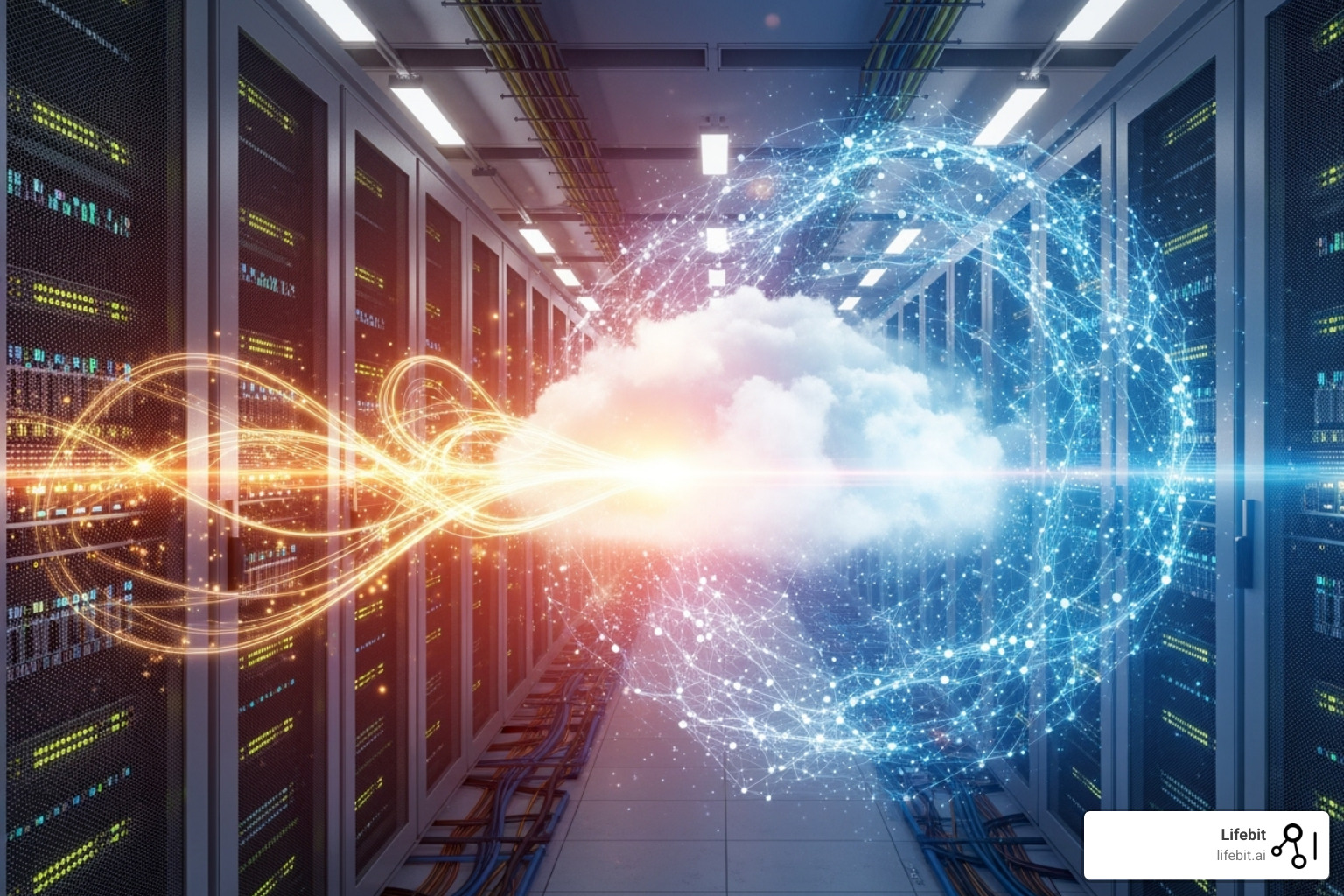 hybrid cloud architecture - bioinformatics platform