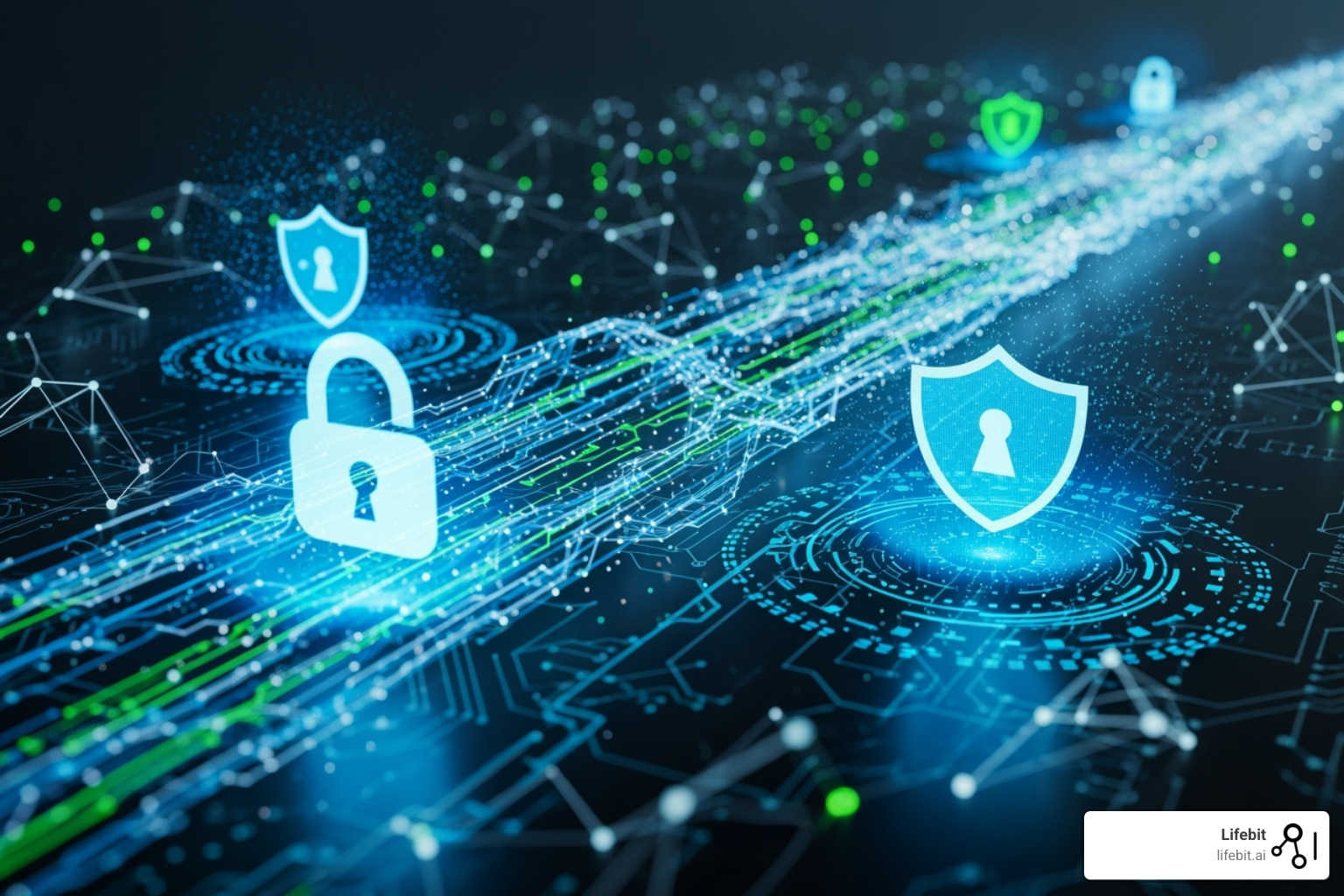 depicting a secure, encrypted data environment with privacy icons - what are patient registries