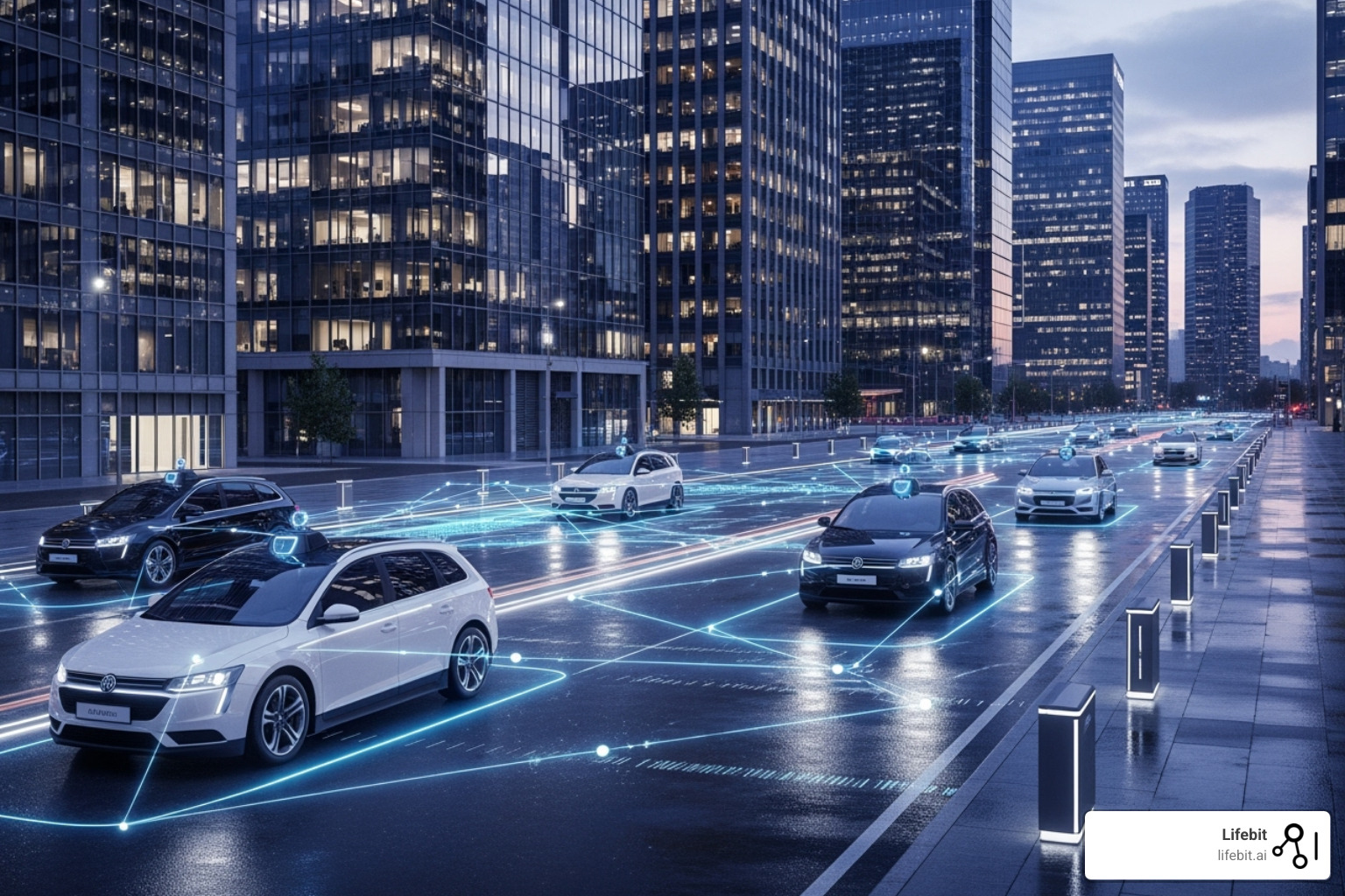self-driving cars communicating - federated learning applications
