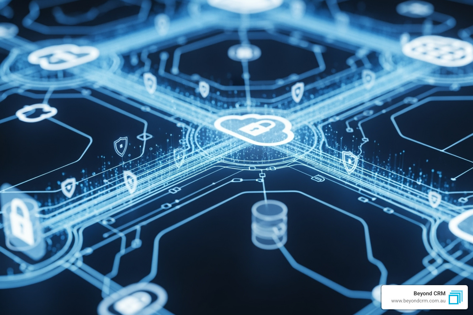 Image of data flowing securely between different systems, symbolising seamless integration and data migration - dynamics 365 implementation challenges it consulting
