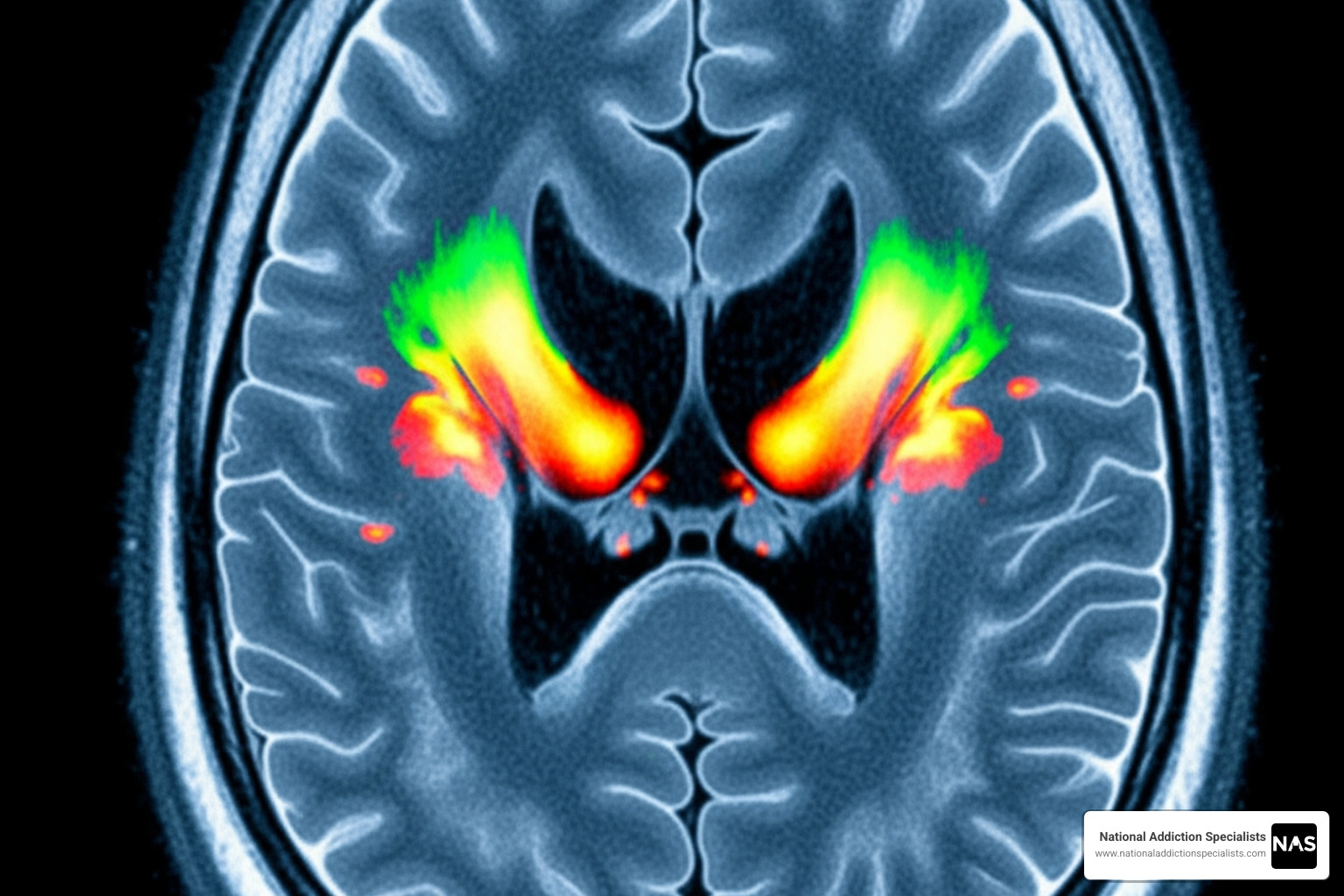 brain scan illustrating the effects of opioids - recovery from opioid addiction