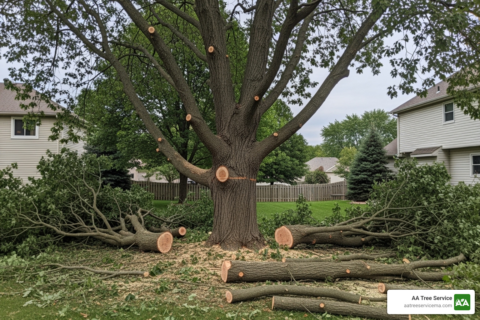 tree being pruned - tree surgery near me