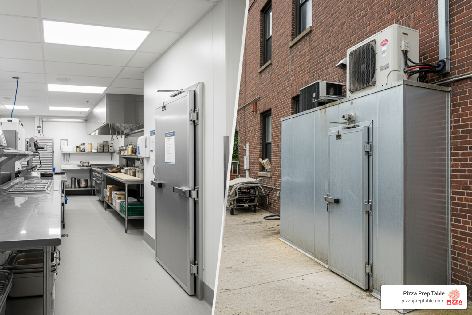 indoor vs. outdoor walk-in cooler installation - walk in refrigerator indoor vs. outdoor walk-in cooler installation - walk in refrigerator