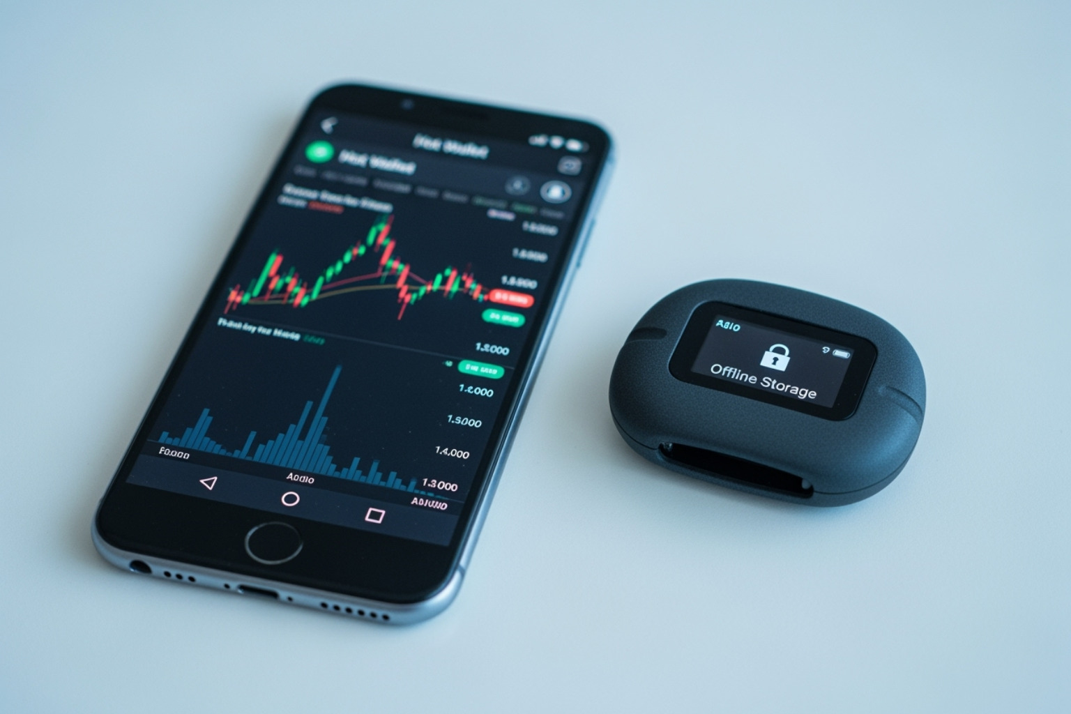 comparing a smartphone (hot wallet) to a physical hardware device (cold wallet) - fintechzoom.com crypto wallet comparing a smartphone (hot wallet) to a physical hardware device (cold wallet) - fintechzoom.com crypto wallet