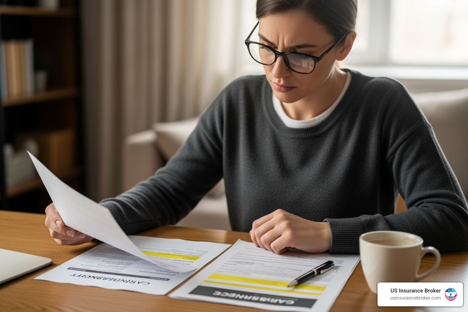 person reviewing their car insurance policy - car insurance in florida average price