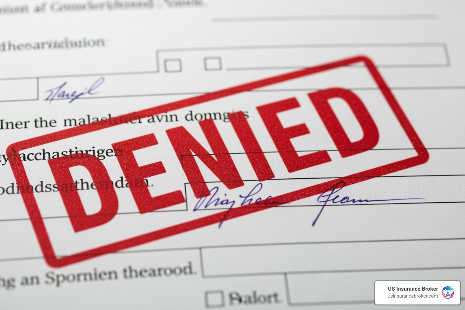 Denied stamp on a document - injured at work florida Denied stamp on a document - injured at work florida