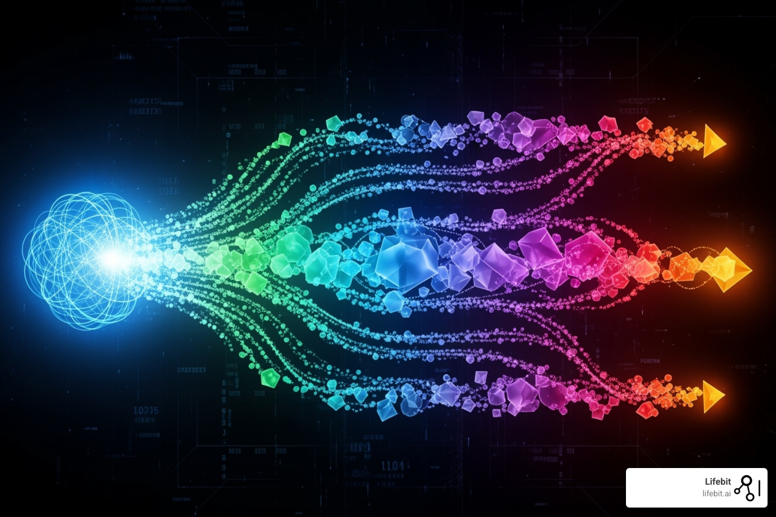 Data lineage graph showing the flow of data from source to destination with change steps - Enterprise data platform
