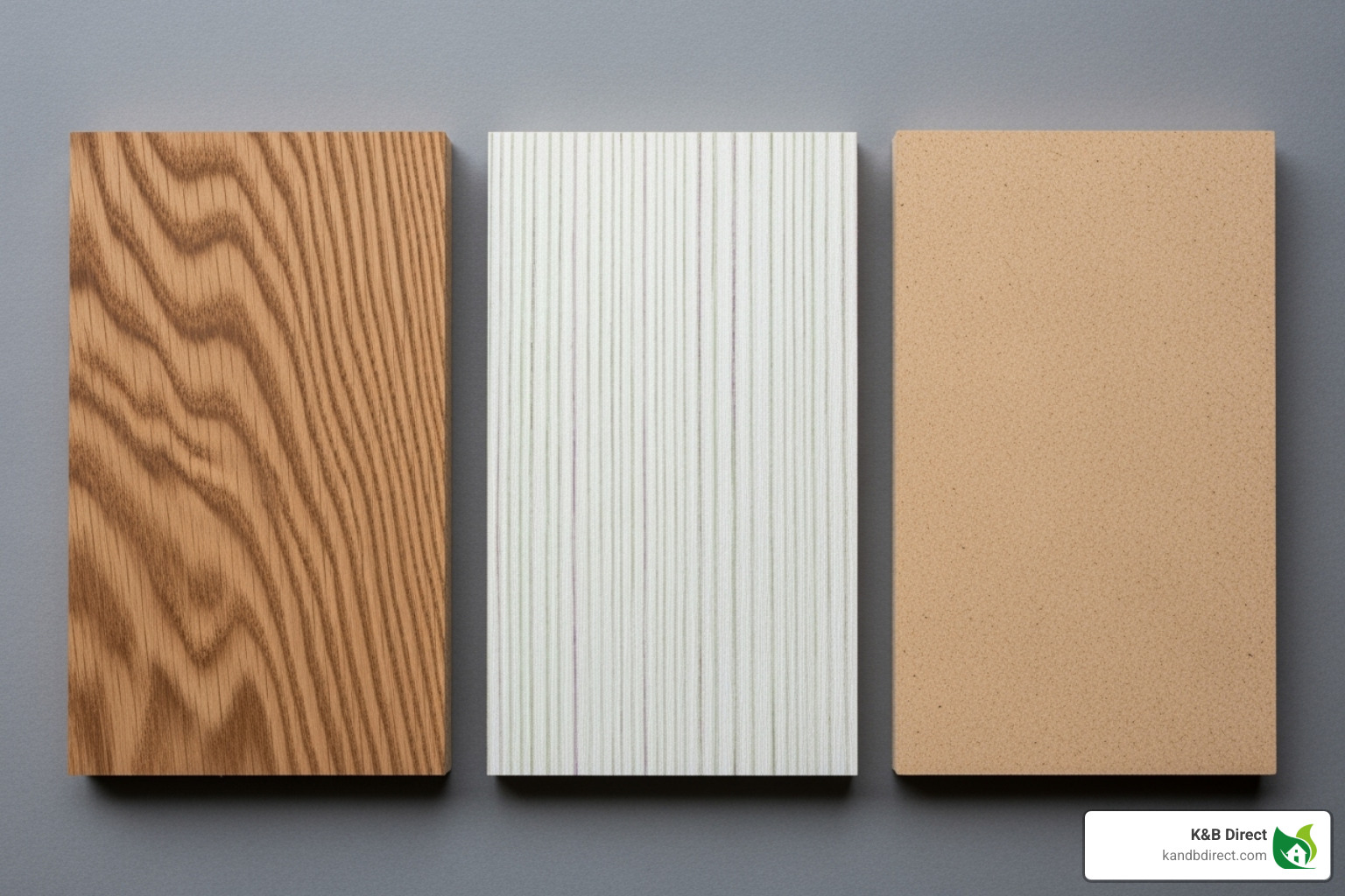 different wood grains like Oak, Poplar, and a smooth MDF finish - 1 3 4 base cap moulding