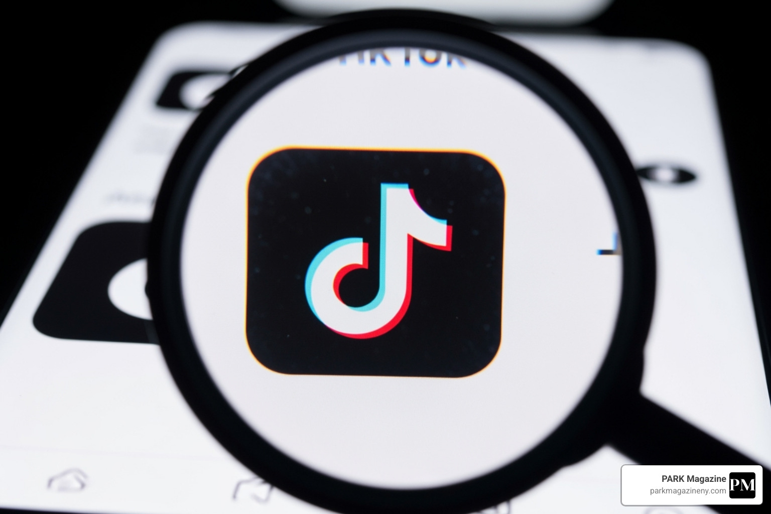 magnifying glass over a TikTok profile icon - tiktok story viewer magnifying glass over a TikTok profile icon - tiktok story viewer