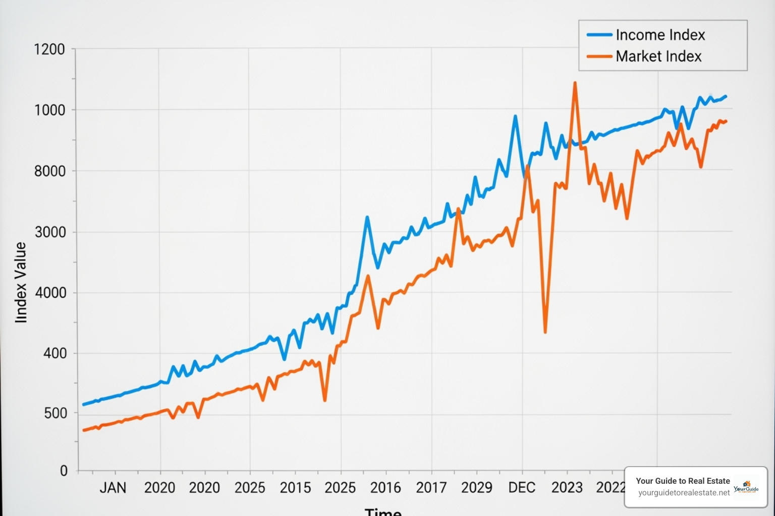 line graph comparing a dividend index to the S&P 500 - monthly dividend stocks