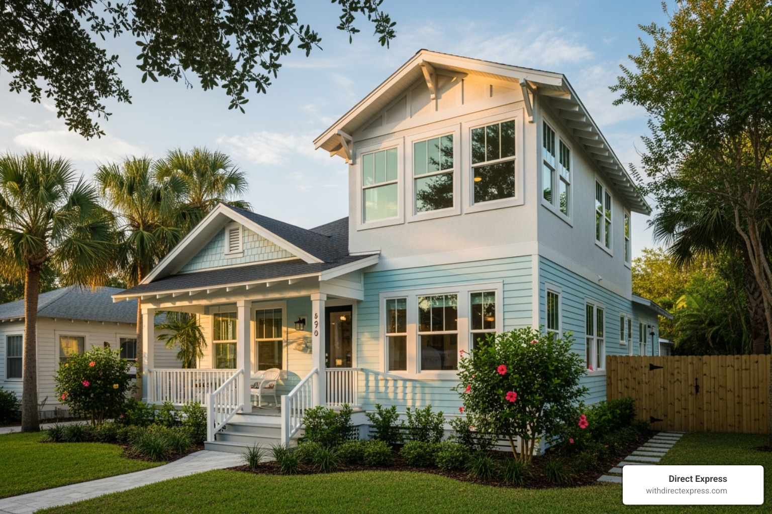 A stylish second-story addition on a St. Pete bungalow - Home additions St. Petersburg