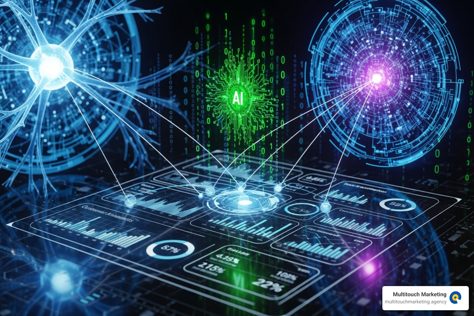 AI-driven marketing automation concept art - Effective digital campaigns