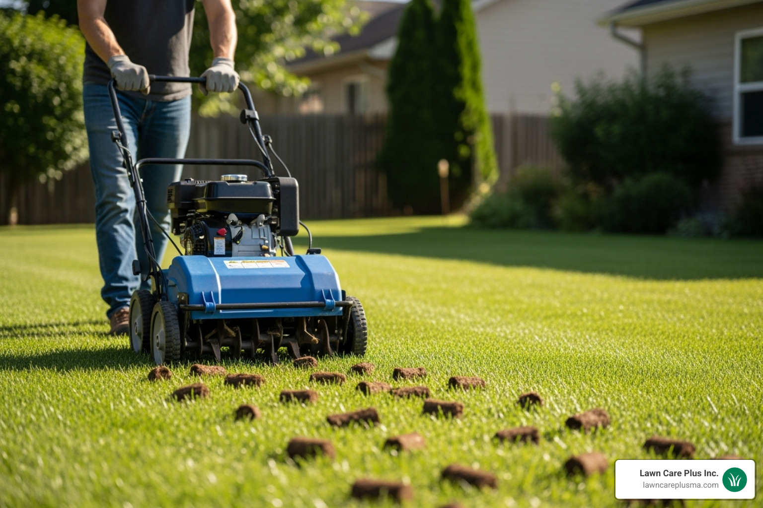 lawn aeration process - spring clean up landscaping lawn aeration process - spring clean up landscaping