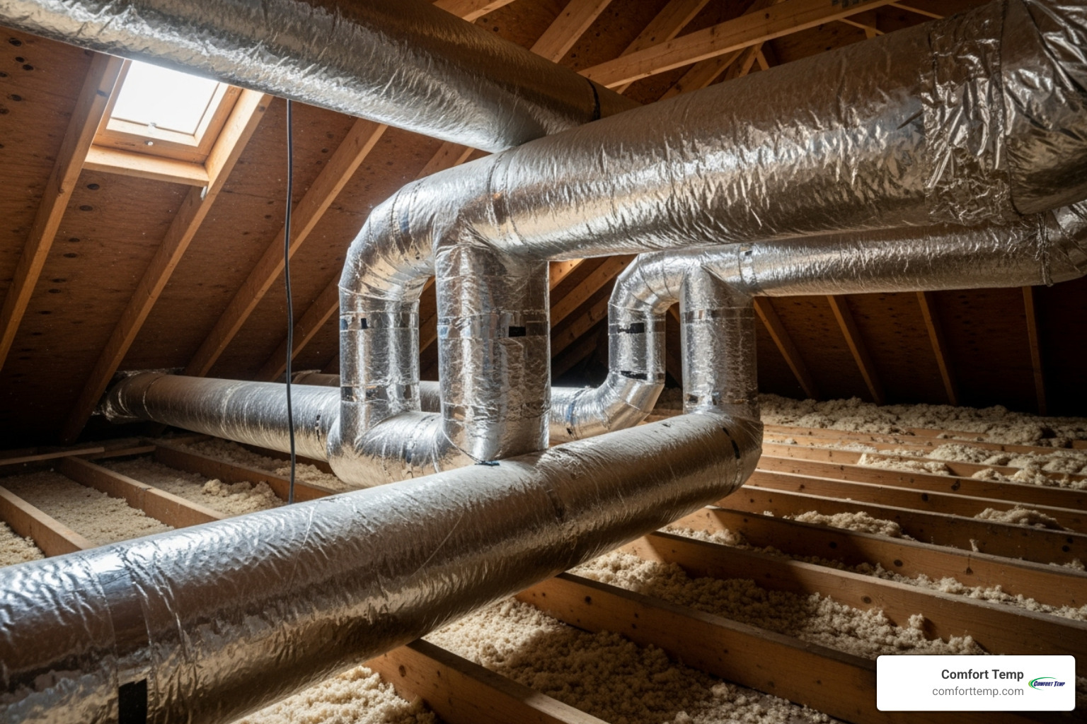 clean, sealed ductwork in an attic - price for new ac unit installed clean, sealed ductwork in an attic - price for new ac unit installed