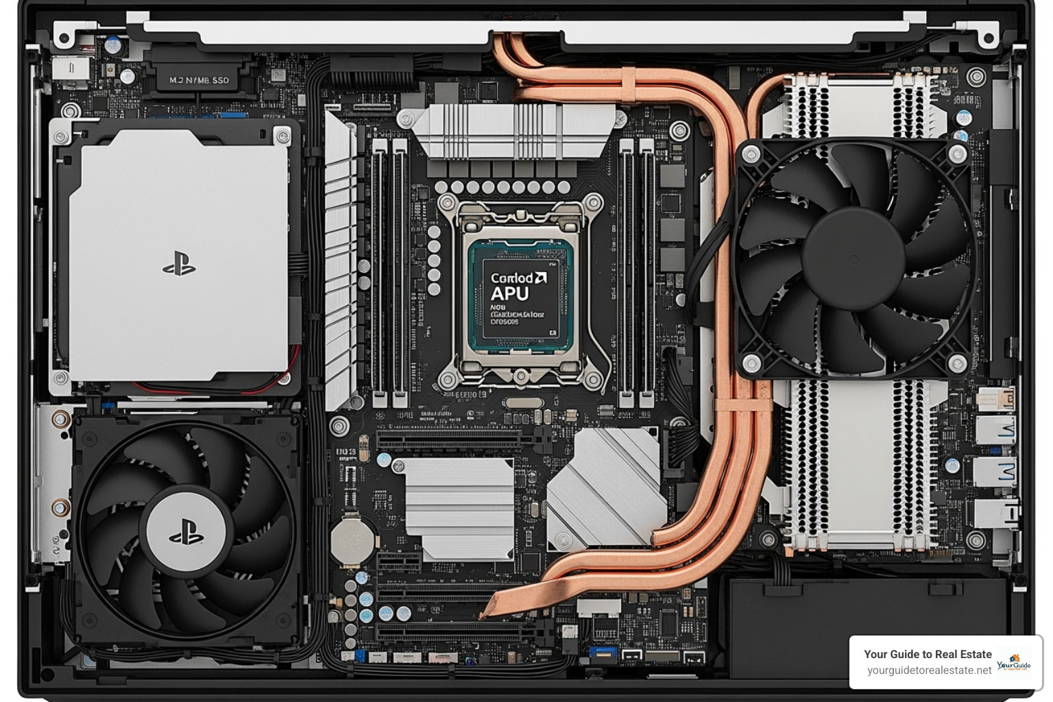 Internal components of the PS5 Pro -  ps5 vs ps5 pro