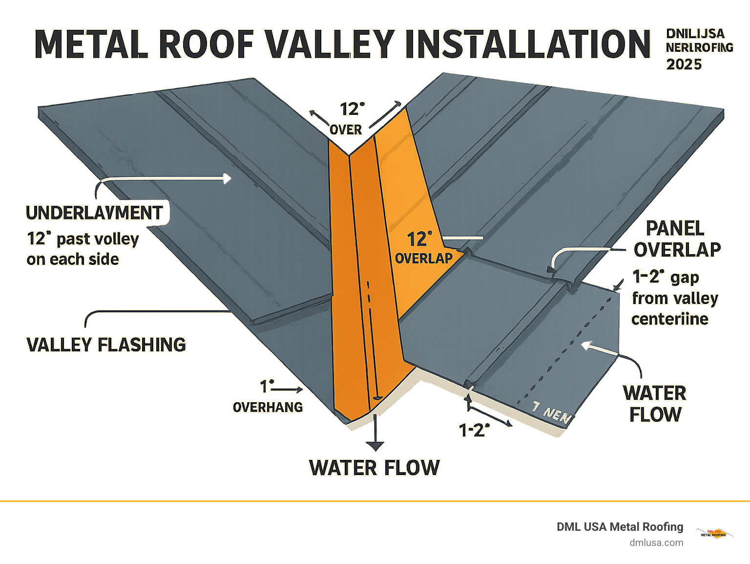 The Ultimate Guide To Flawless Metal Roof Valley Installation DML USA 