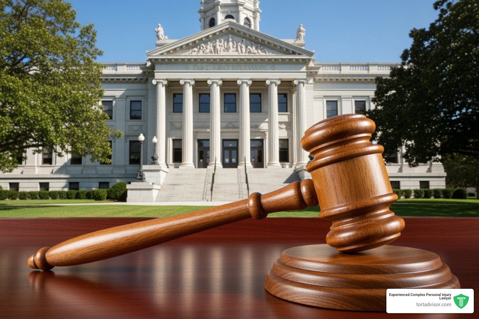 Courthouse with a gavel - how many monsanto roundup lawsuits