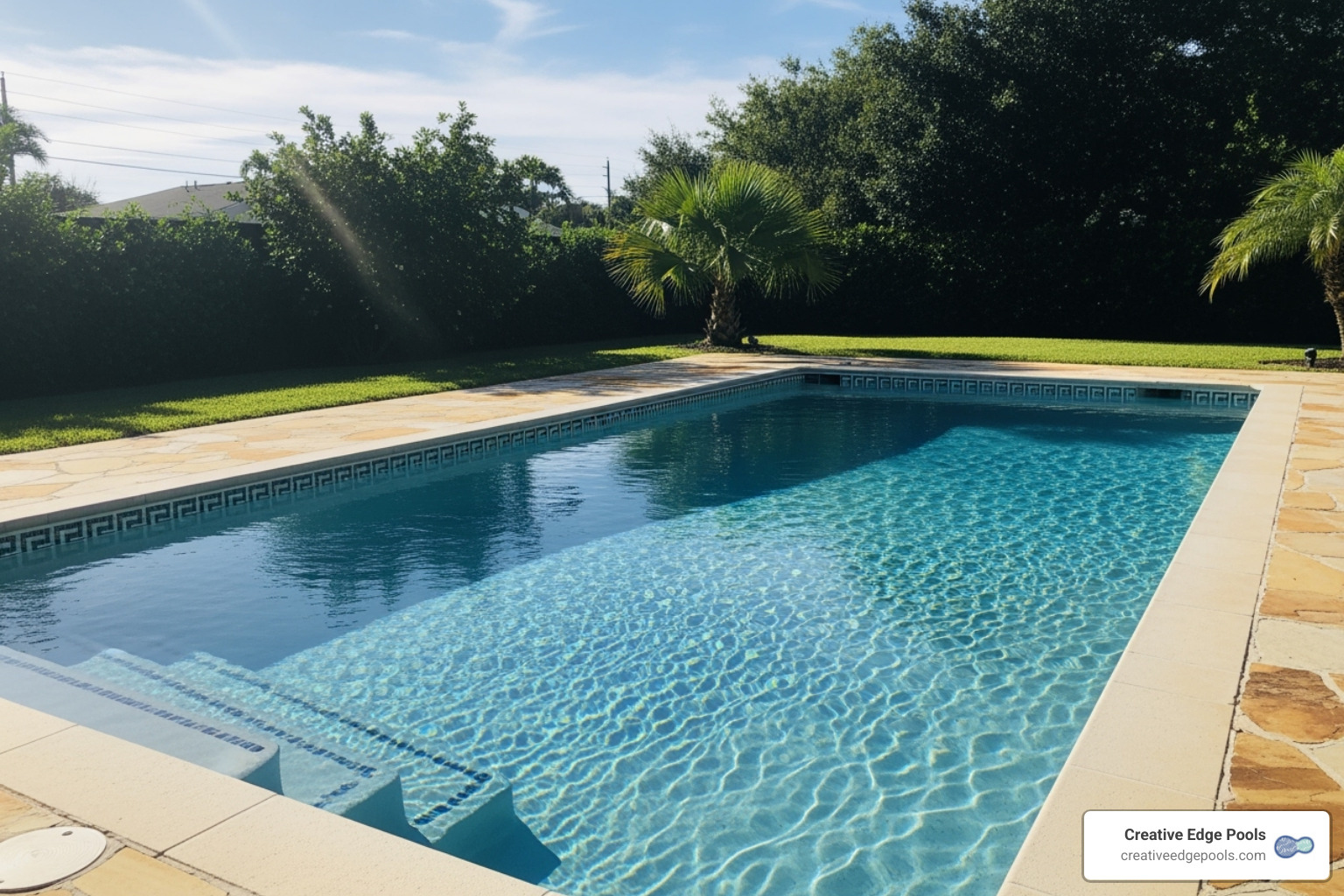 classic white plaster pool - pool plaster finish options