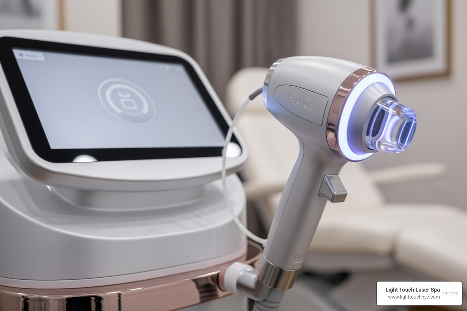 modern, high-tech laser hair removal machine - cost of laser treatment for unwanted hair on face