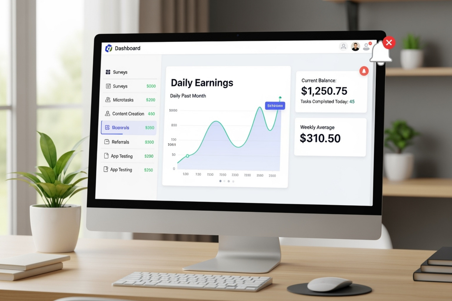 Money6x.com dashboard or homepage - money 6x .com