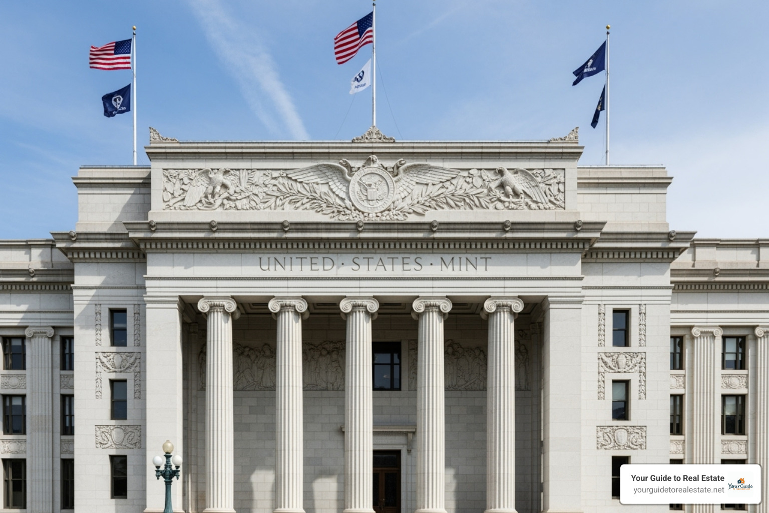 Philadelphia Mint building - 2009 penny value no mint mark