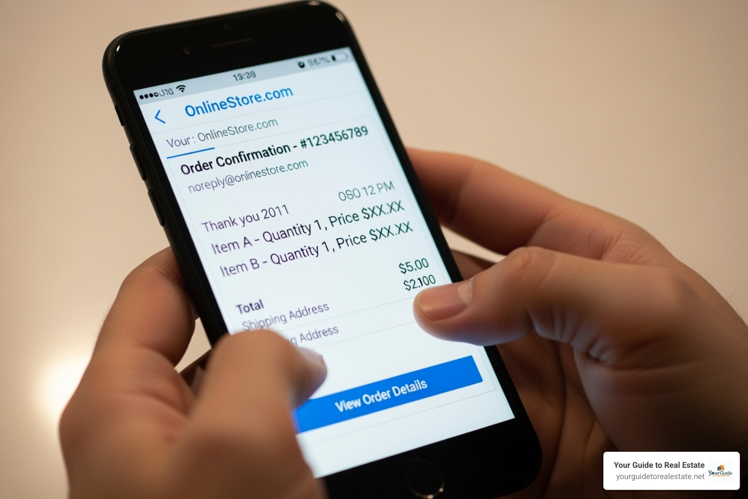 a person reviewing a confirmation email on their phone - how to close chase checking account