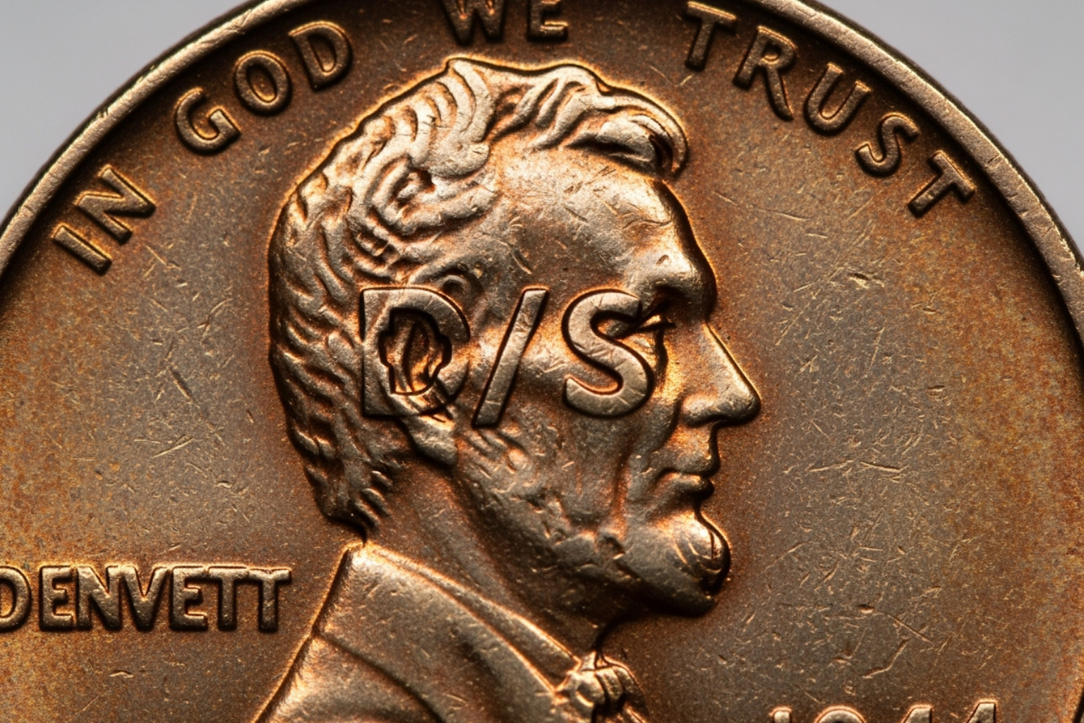 1944 D/S over-mintmark error - most valuable 1944 wheat penny value 1944 D/S over-mintmark error - most valuable 1944 wheat penny value