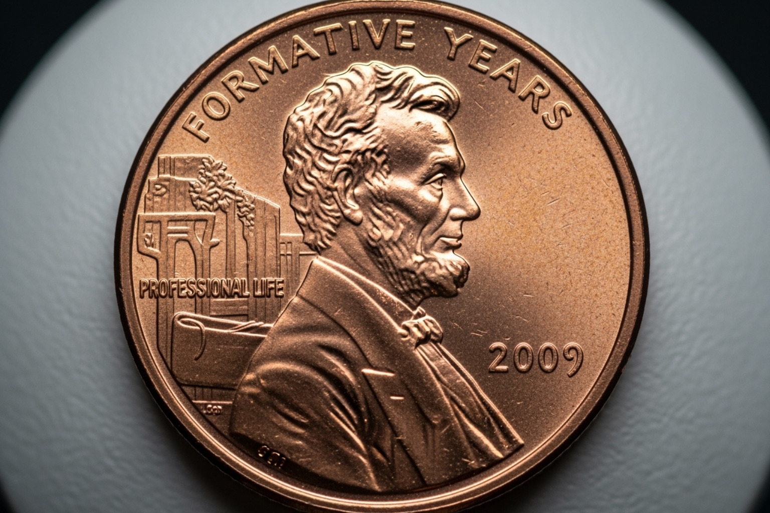 comparing a worn, circulated 2009 penny to a pristine, graded mint state (MS) one - 2009 penny value no mint mark