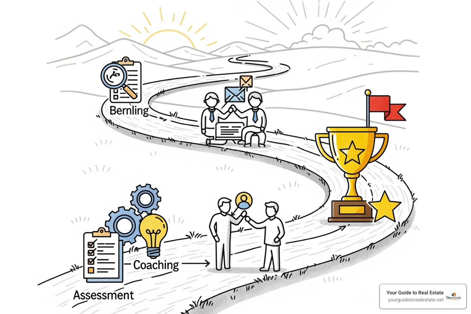 roadmap illustrating the coaching journey from assessment to success - pedro paulo executive coaching