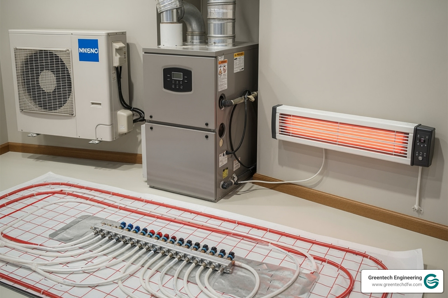 Different heating system types - Dallas heating replacement