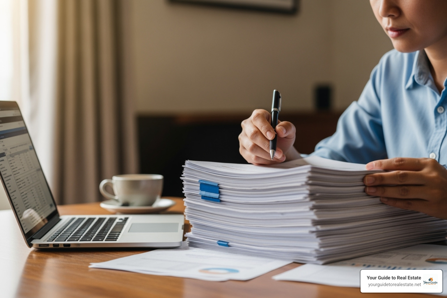 person reviewing mortgage application - will mortgage rates go down