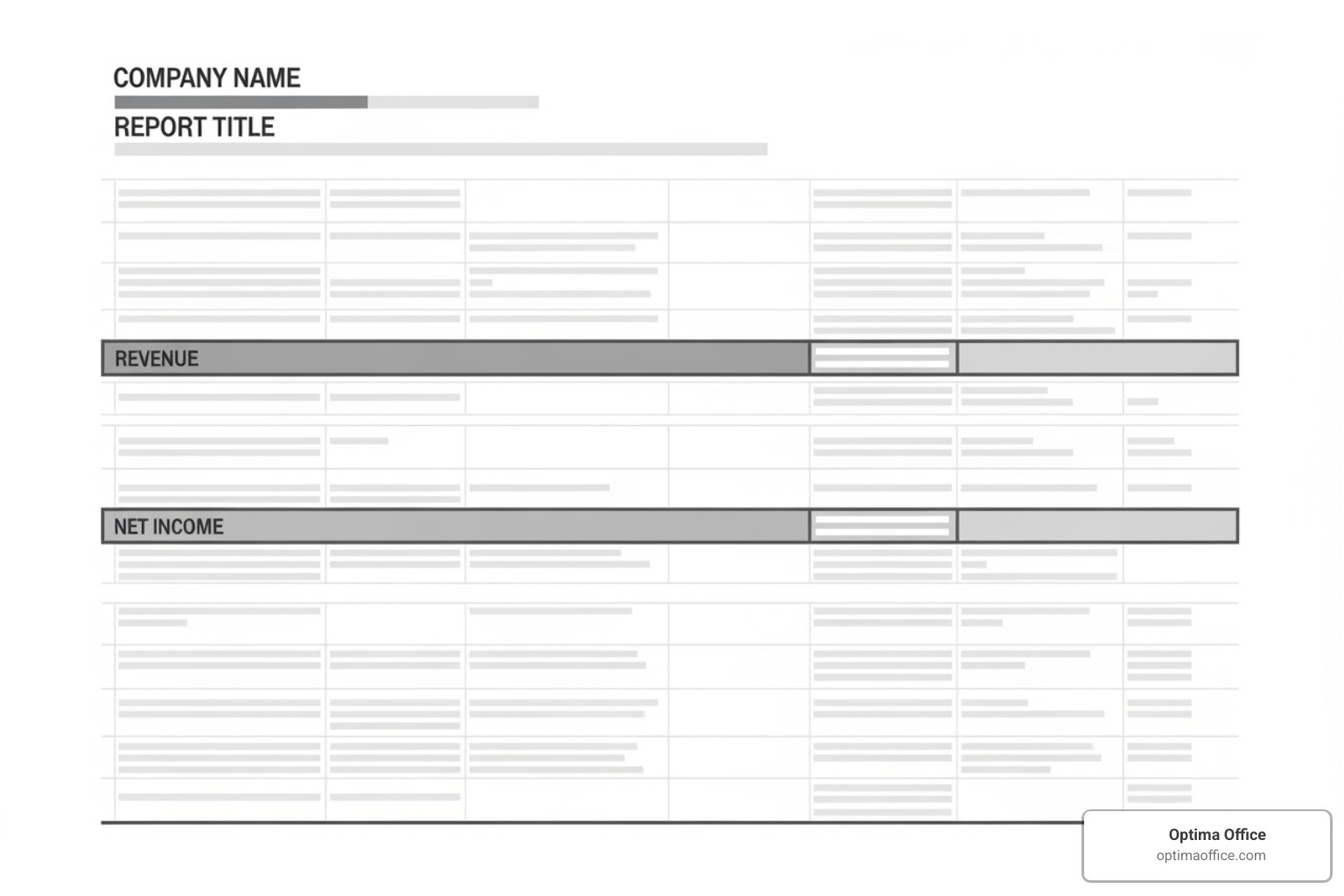 Sample income statement highlighting revenue, expenses, and net income - bookkeeping for businesses