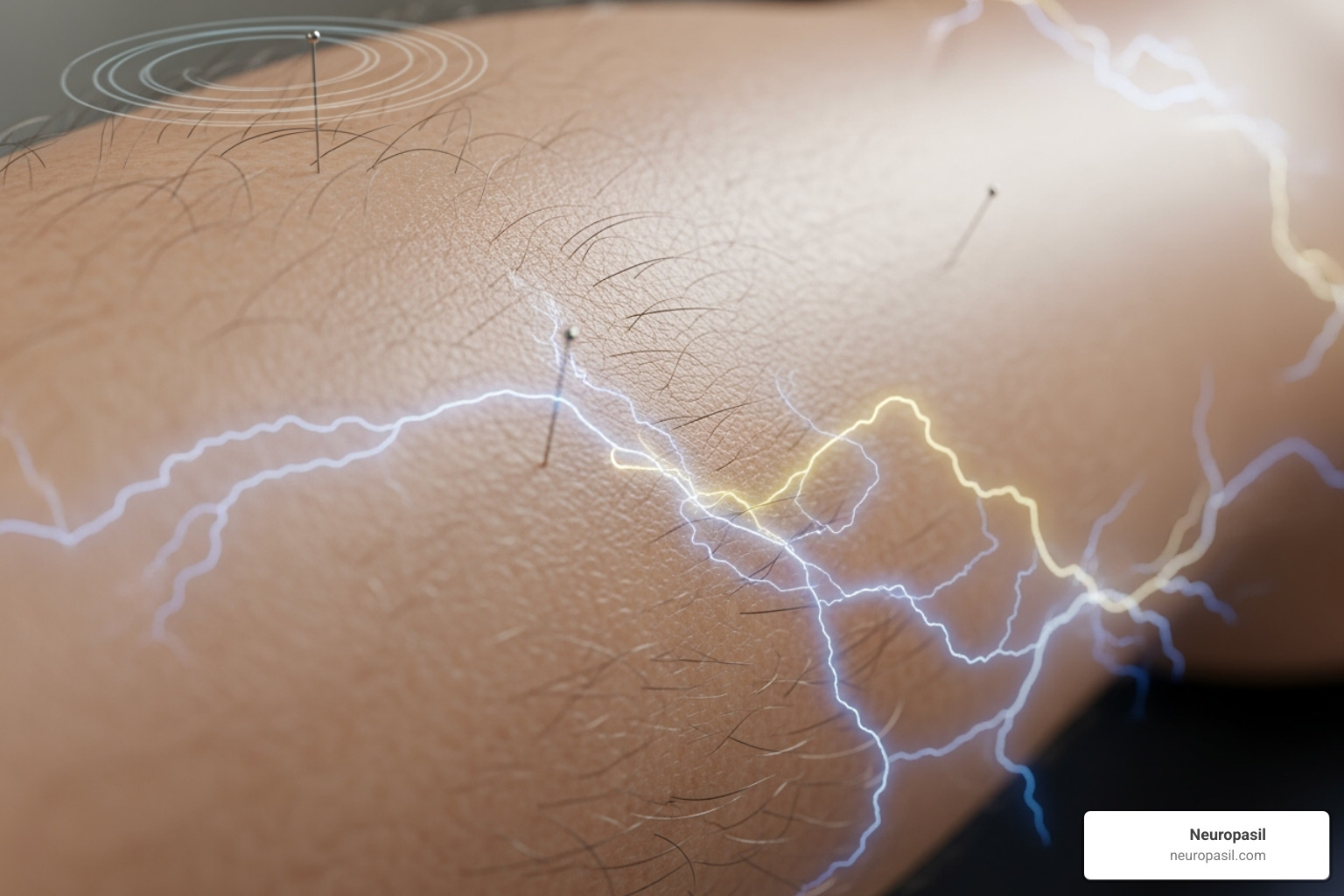 Nerve pain sensations like pins and needles or electric shocks - what does nerve pain feel like in leg