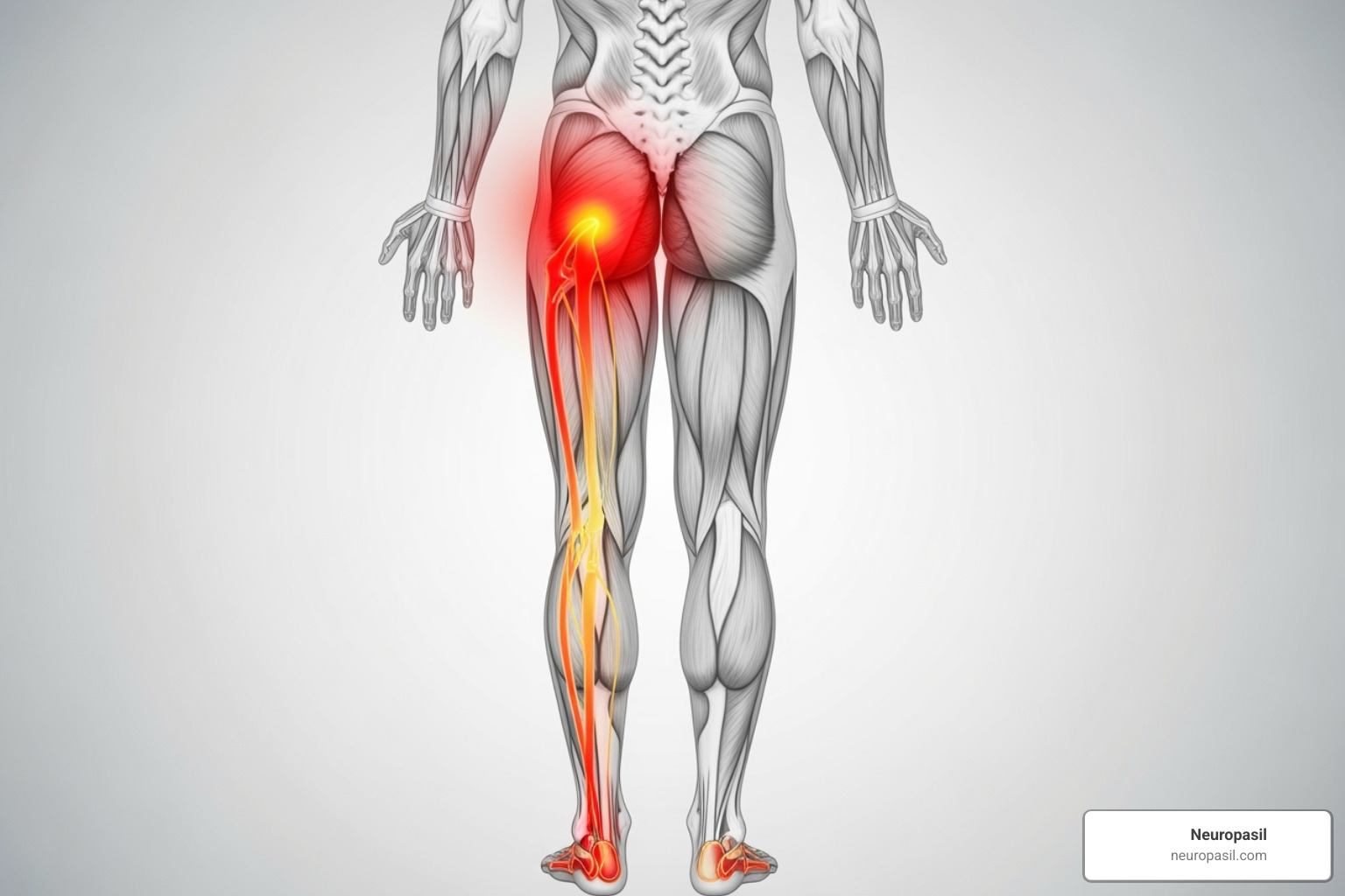 sciatica pain map - sciatica pain solution
