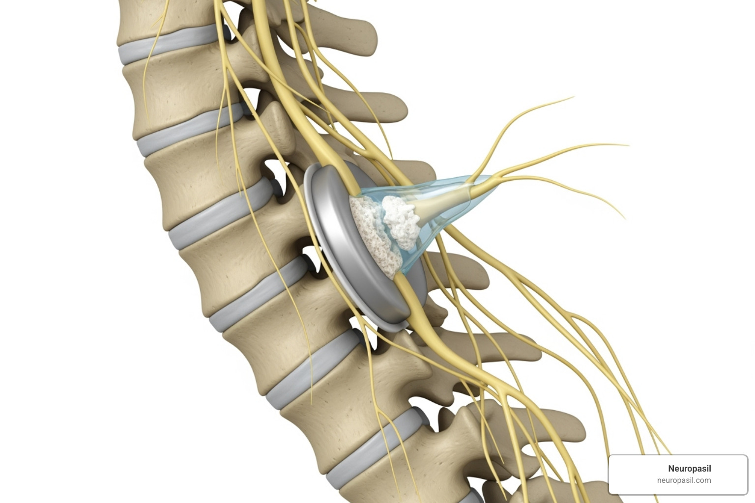 a herniated disc pressing on a nerve root - sciatic pain leg