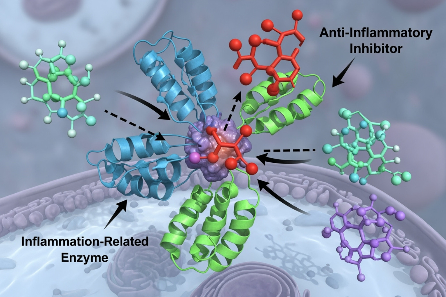 Diagram illustrating the biochemical pathways of inflammation, with a specific focus on how NSAIDs block cyclooxygenase (COX) enzymes to reduce prostaglandin production, alleviating inflammation and pain. - pain reliever muscle