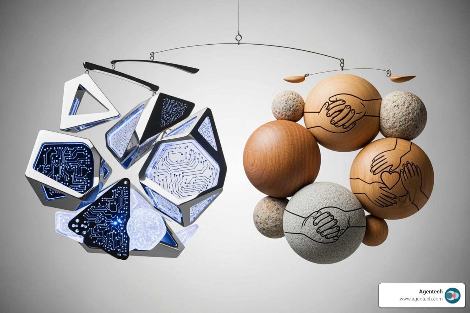 representing the concept of balancing innovation with ethical responsibility in P&C insurance - insurance ai technology